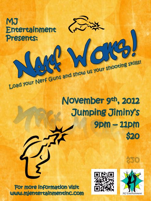 Nerf Wars - November, 2012
